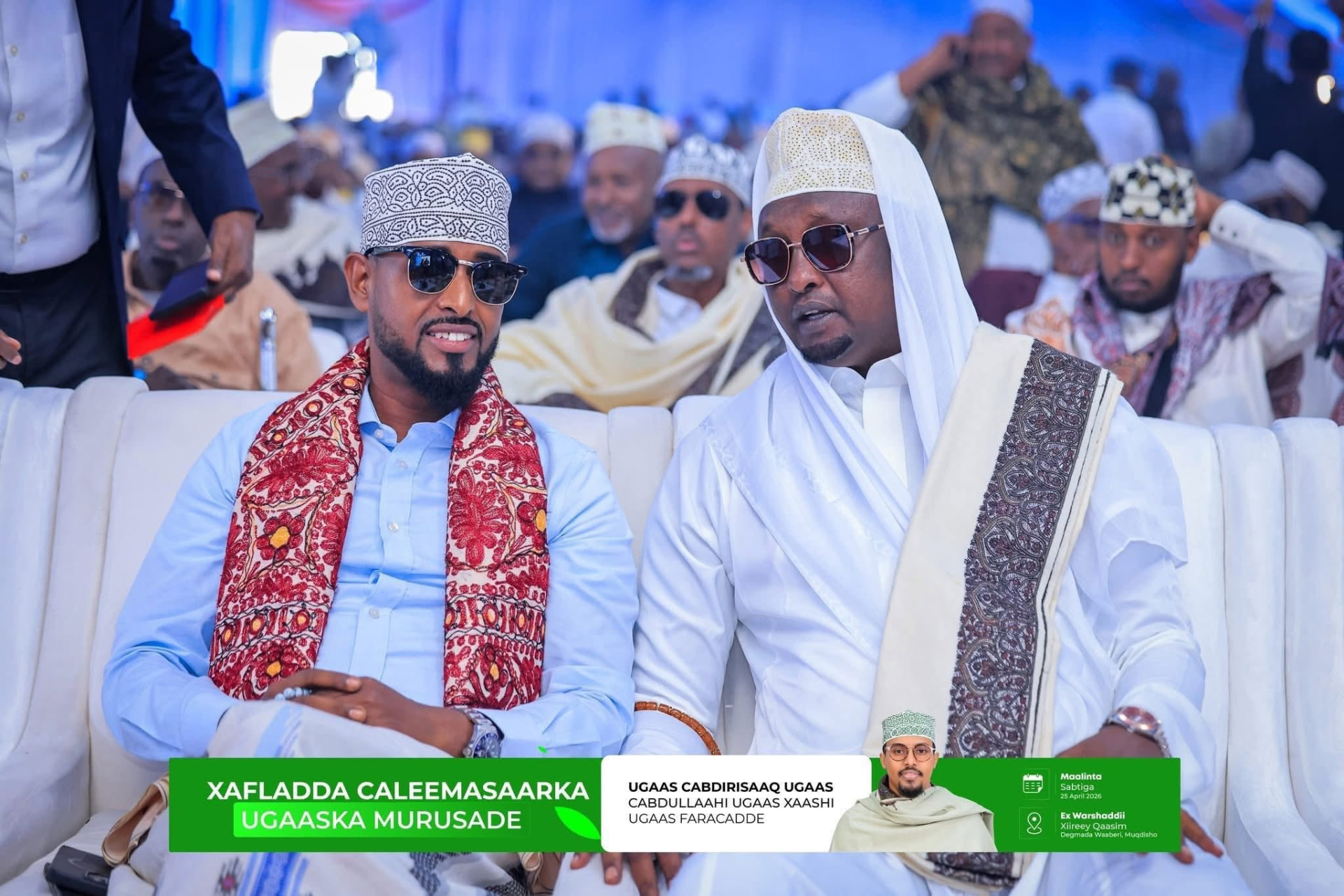 Qaar ka mid ah martidii ka qaybgalay caleemo-saarka Ugaaska Murusade.